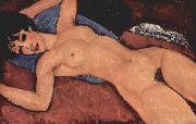 Red Nude Amedeo Modigliani